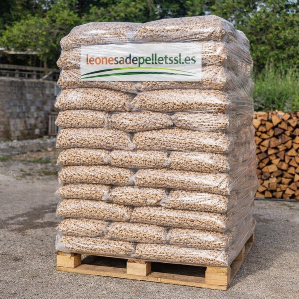 Pellets EN Plus A1 – España – Palet 65 sacos (975 kg)