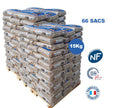 Pellets de madera premium Woodstock (DIN+/NF) - Palé de 66 sacos (990 kg)