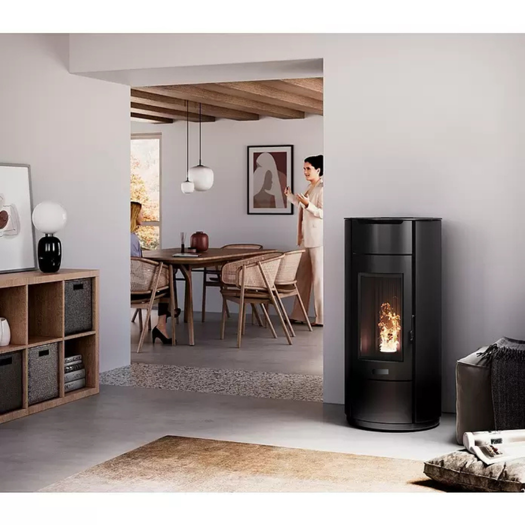 Estufa de pellets WiFi 8,5 kW