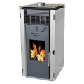 Estufa de pellets negro/blanco – Cumple Ecodesign 2022 – Clase A+