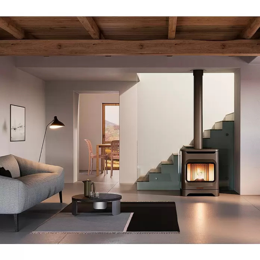 Estufa de pellets WiFi 8 kW – Clase A+ – Ecodesign 2022